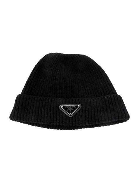 grey prada beanie|black Prada hat.